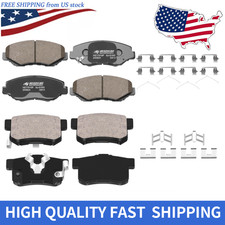 Front and Rear Ceramic Brake Pads for 2005 2006 2012 2013 2014- 2016 Honda CR-V