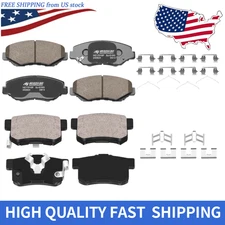 Front and Rear Ceramic Brake Pads for 2005 2006 2012 2013 2014- 2016 Honda CR-V