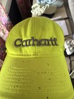 Carhartt Hat Cap Strap Back Yellow Reflective Embroidered Workwear Mens One Size — photo 1