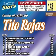 Tito Rojas Latin Stars Karaoke CD Used, Latin Music, Karaoke, Mid Condition