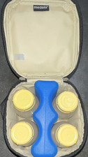 New Medela Breast Milk Storage Bottles Set w/ Insulated Cooler Case