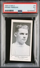 1924-25 William Paterson V145-2 Frank Finnigan Rookie RC #9 PSA 5 RARE