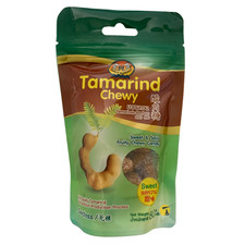 Double Seahorse Tamarind Chewy Candy - SWEET & Sour - 80g Green Packet