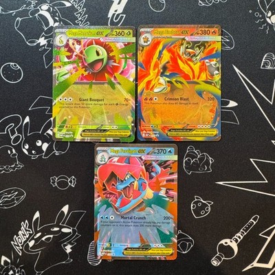 Pokemon TCG Promos Meganium MEP034 Emboar MEP035 Feraligatr MEP036 STANDARD Size