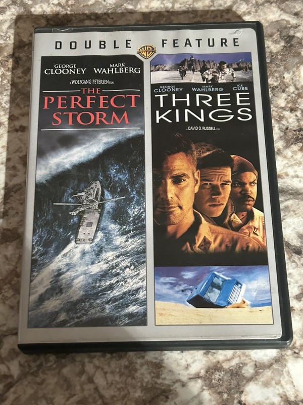 The Perfect Storm / Three Kings (DVD, 2000) George Clooney Mark Wahlberg  