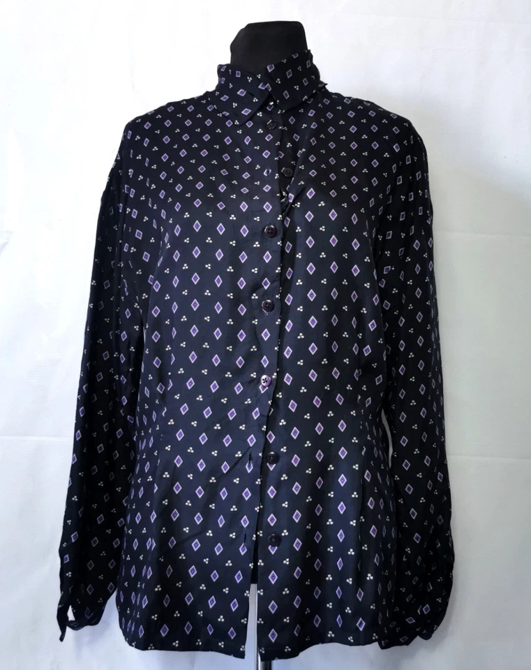 Dana Buchmann Seidenbluse. Gebraucht in gutem Zustand. 100% Seide. Gr: M - Bild 1 von 4