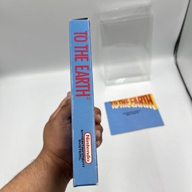 To The Earth, Nintendo NES 1989, CIB, Tested - Very Good Condition