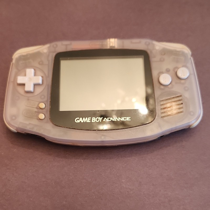 Nintendo Game Boy Advance Console System - Clear Glacier