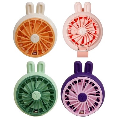 Portable Handheld Fan Mini Fan USB Rechargeable Lazy Sports Wearable Fans Kids