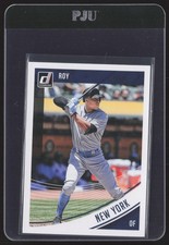 2018 Donruss #148b Aaron Judge Career Stat Line : ROY #/402