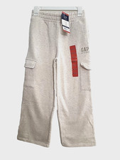 Gap Kids Fleece Pants Beige/Gold Size M (10/1...