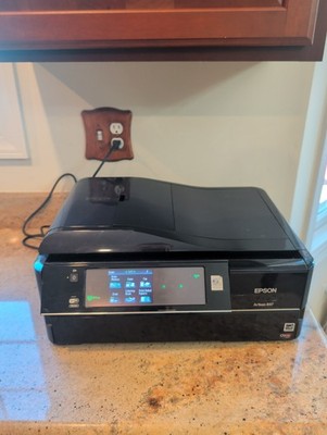 Epson Artisan 837 Wireless All-in-One Color Inkjet Printer With Ink - Paper Jam!