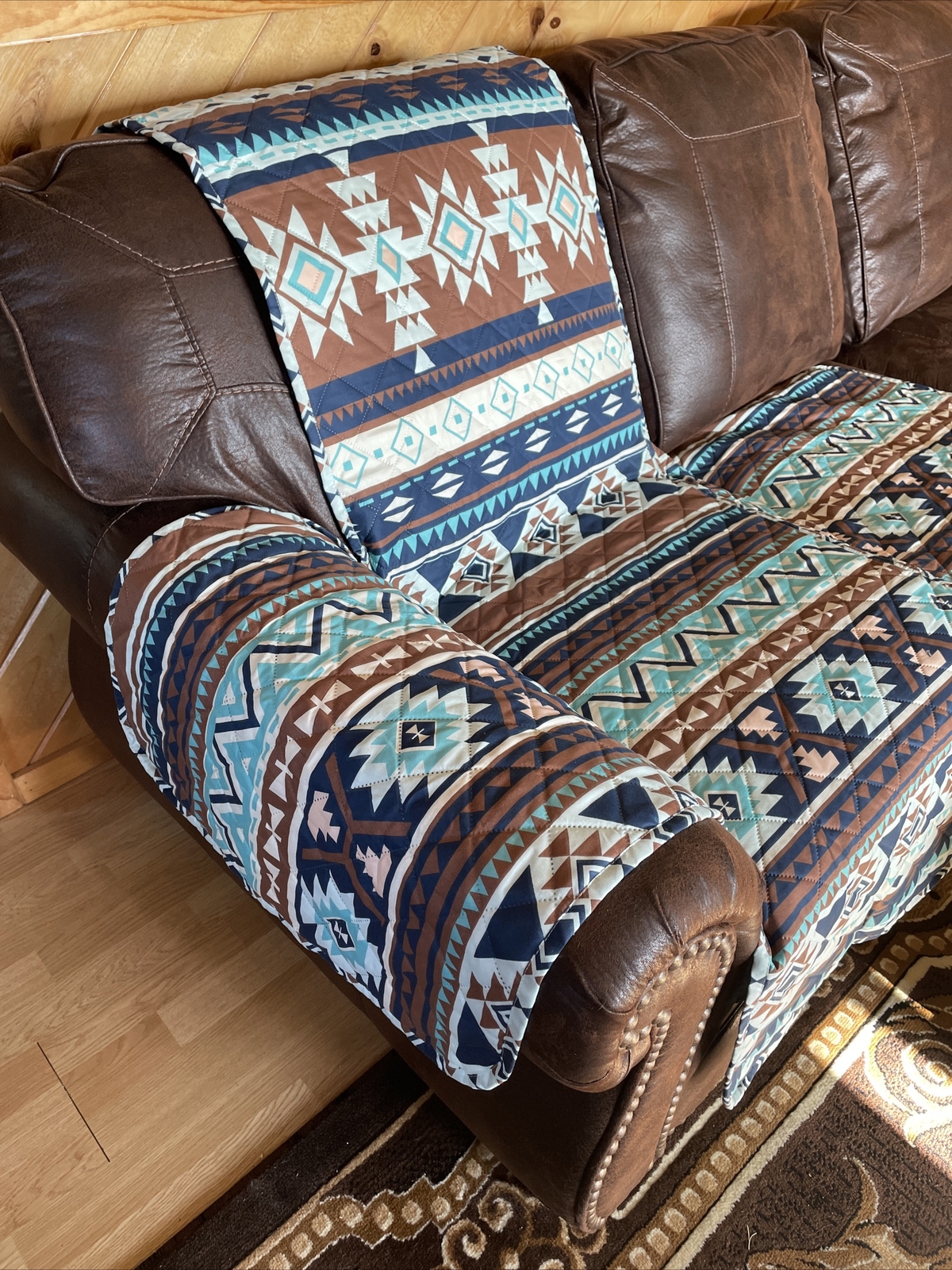 Quilted Recliner Chair Slipcover Mat Armchair Throw Cover Protector