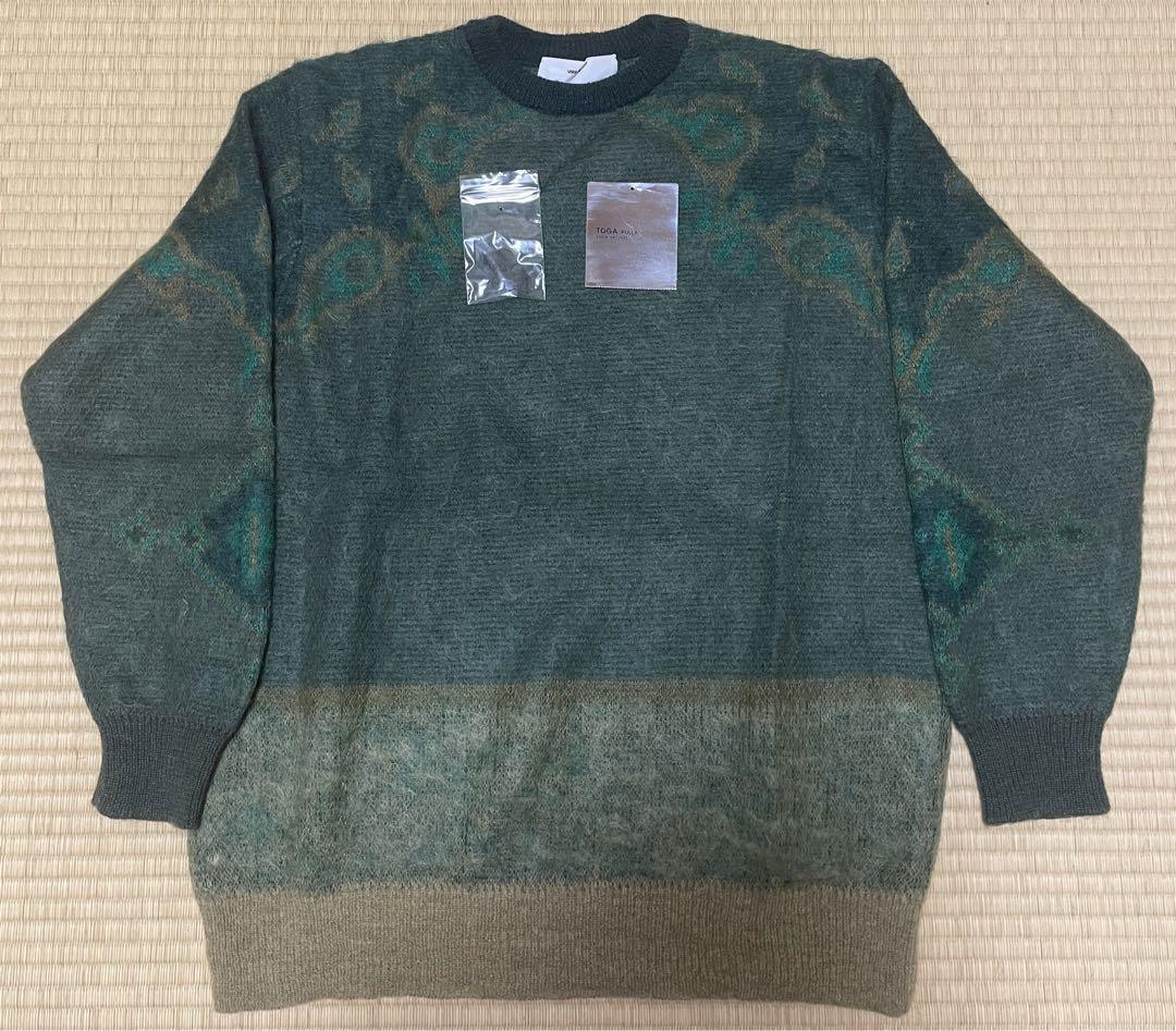 Toga Virilis Mohair Jacquard Knit Sweater Used Clean Condition | eBay