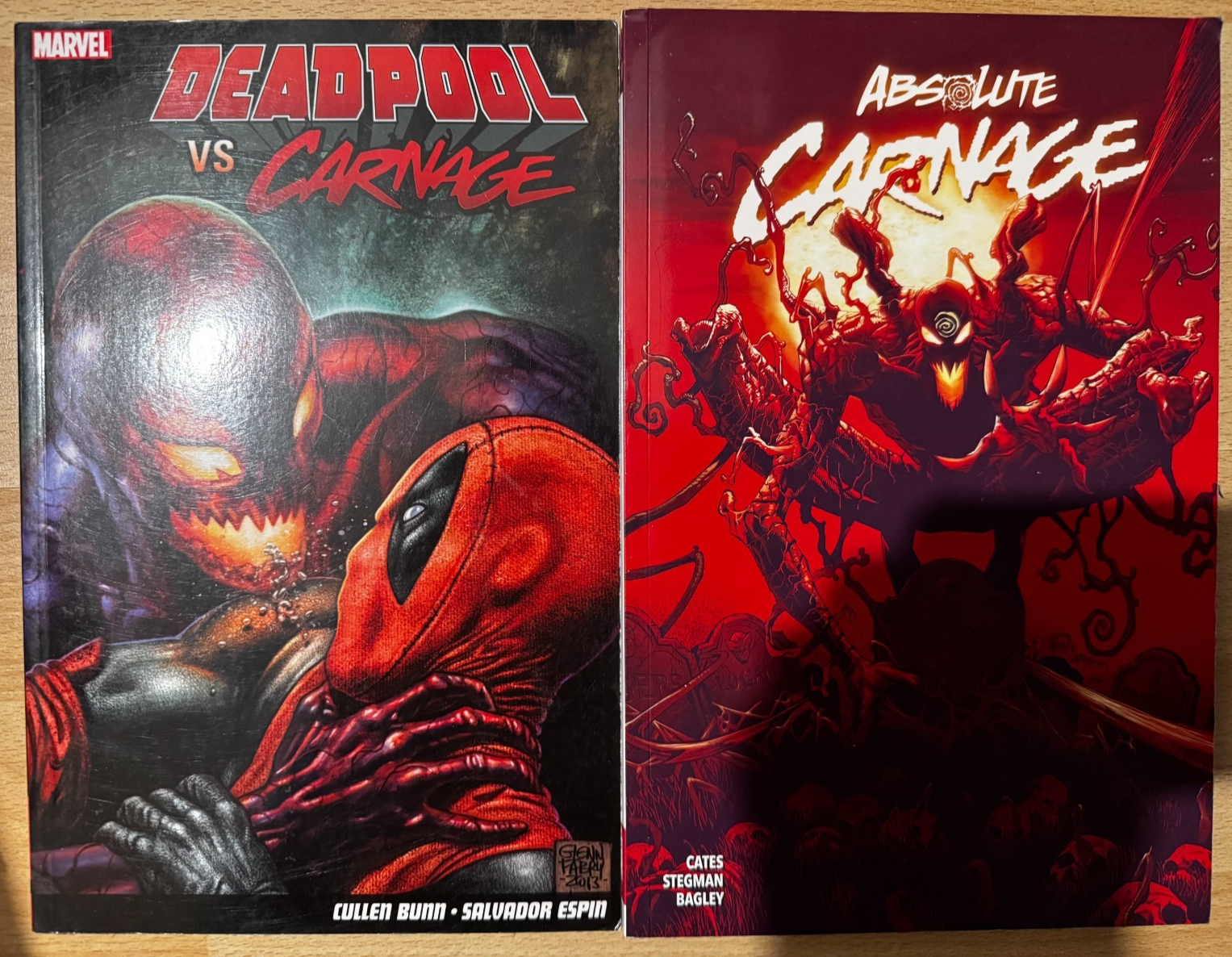 Deadpool vs Carnage + Absolute Carnage Paperback TPB Graphic Novel Marvel Comics