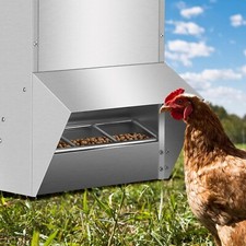 NEW Automatic Chicken Feeder Large Capacity Poultry Trough 30LBS Capacity