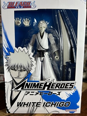 Bandai Namco Anime Heroes Bleach White Ichigo Action Figure NEW