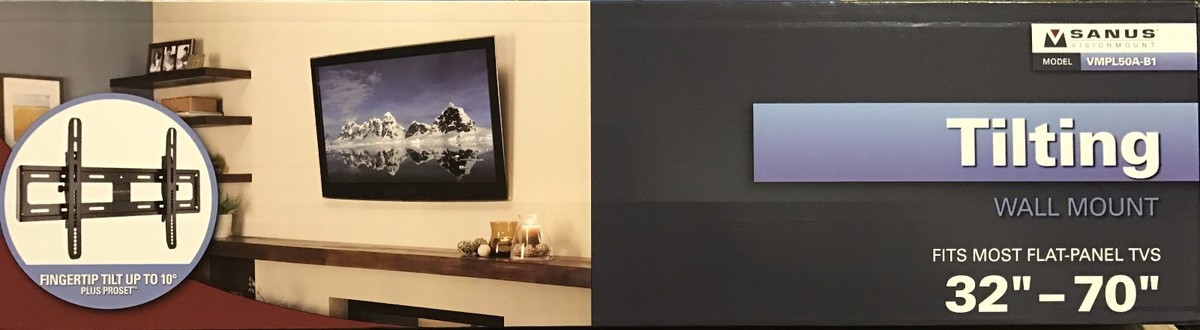 Sanus VisionMount VMPL50A Wall Mount for Flat Panel Display for