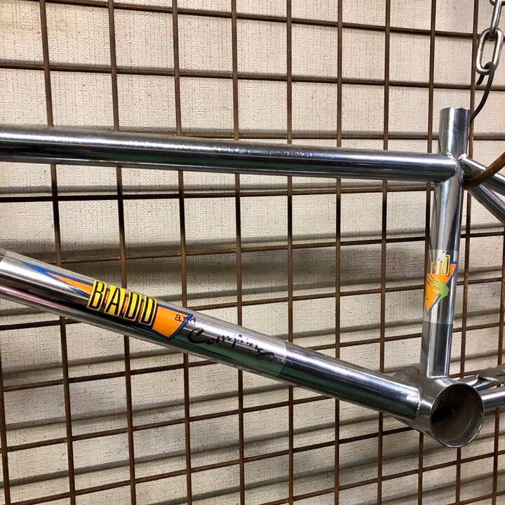 1989 BADD & Company Pro Frame & Fork - Rare Old School BMX Chrome