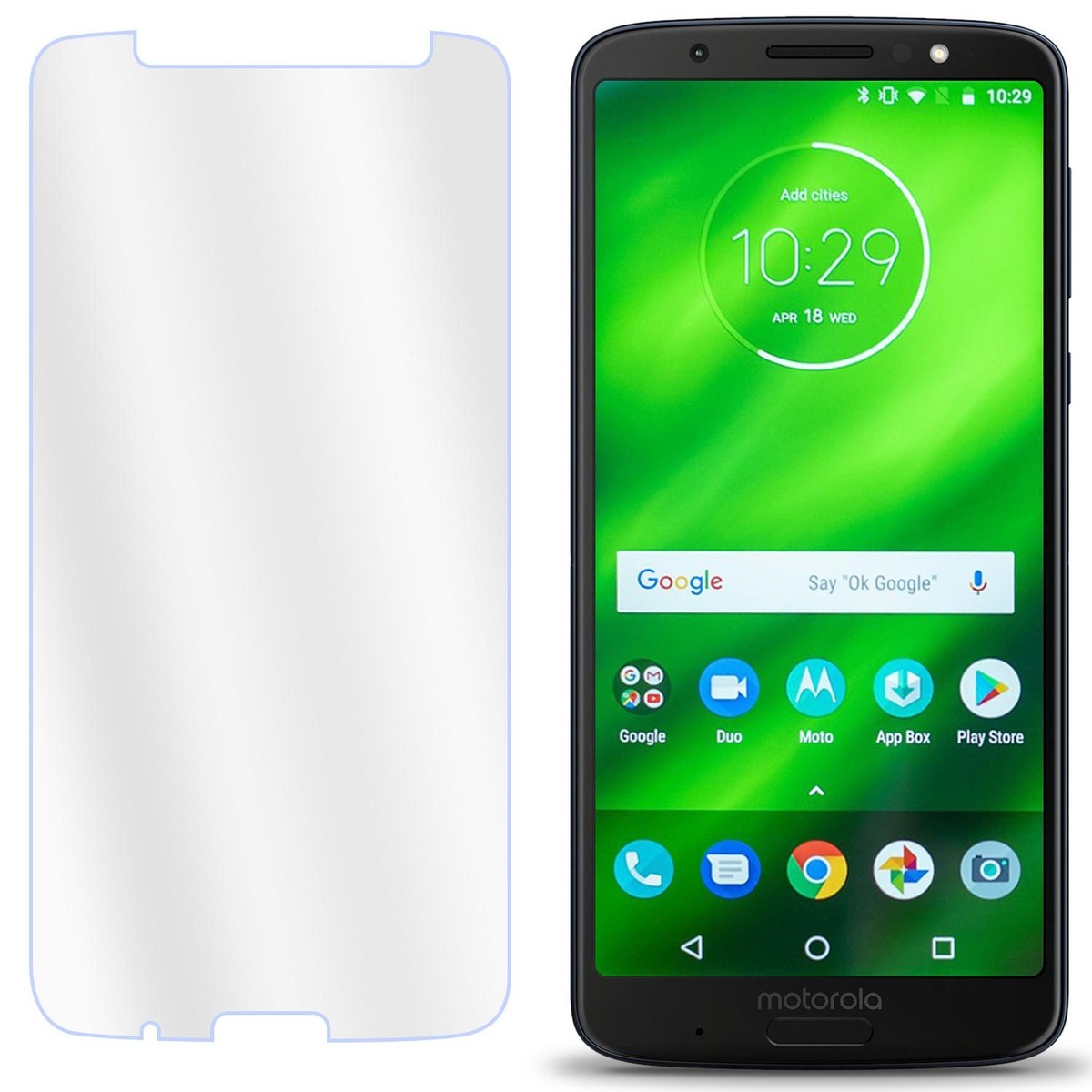 REY Pack 2X Pellicola Salvaschermo Per Motorola Moto G6 Play - Foto 4