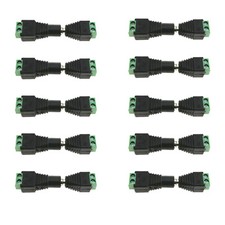 10Pairs 12V Male Female 2.1x5.5MM DC Power Jack Plug Adapter Connector for CCTV