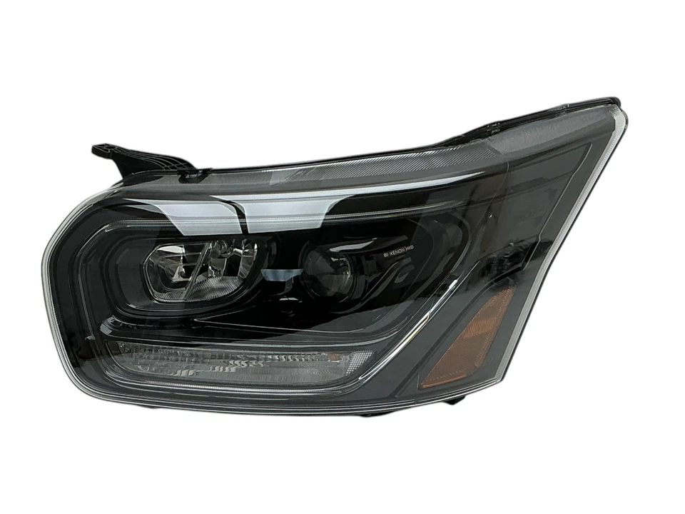 NOVO 2020-2025 Ford Transit 150 250 350 farol lateral esquerdo BI-XENON HID (PRETO) - Imagem 2 de 4