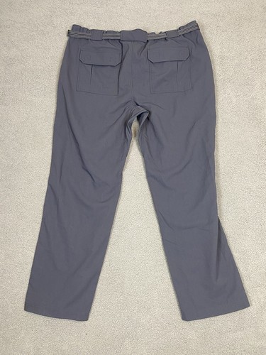 Duluth Dry on the Fly mens 2XL nylon travel hiking Work Flap Pockets Gray pants - Picture 2 of 11