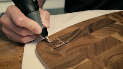 DREMEL  Gravierer 290-1 Kompaktwerkzeug (35 W) mit Zubehör Schablone F0130290JM