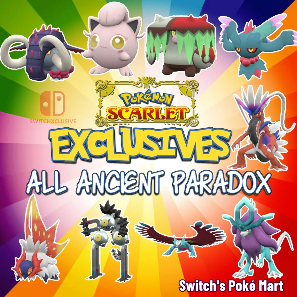 Pokémon Scarlet e Violet - Trade Codes para Pokémon Exclusivos de Cada  Versão