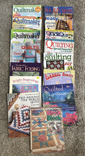 Quilting Books  Magazines With Patterns, Patchwork, Quilts, Ideas Mixed lot 16