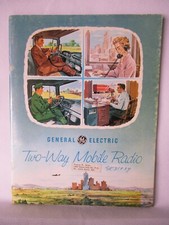 GE General Electric Two-Way Mobile Radio Pamphlet Catalog 1960's ECR 904 VINTAGE