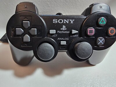USED Sony PlayStation 2 Dual Shock Analog PS2 Controller SCPH-10010 - Black