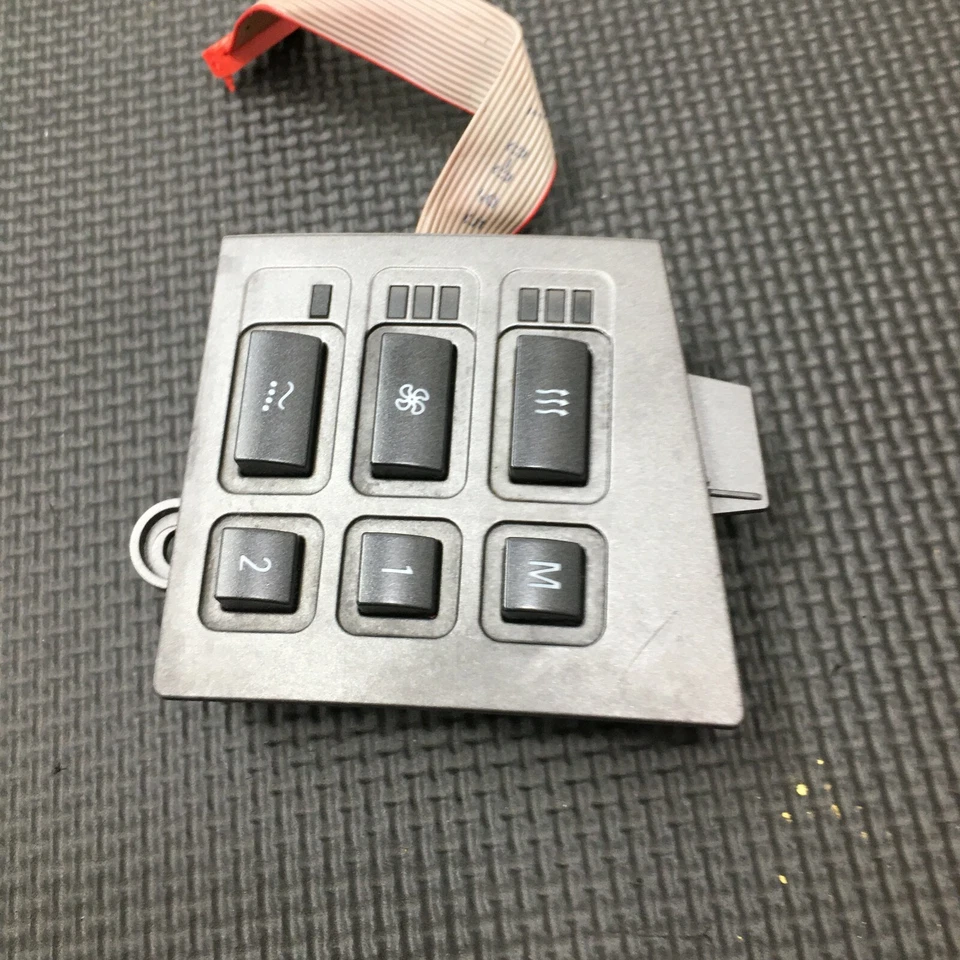 02-08 Interruptor de memoria de ajuste del asiento delantero del conductor BMW 750i E65 Alpina OEM Foto 2 de 4