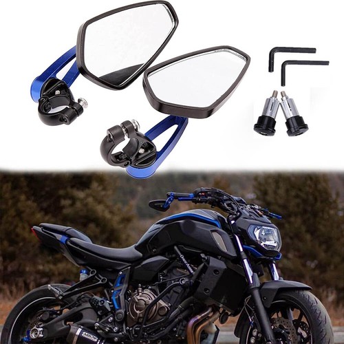 Espejos retrovisores de extremo de manillar de motocicleta de 7/8" para Honda CBR600RR CBR1000RR - Imagen 13 de 26