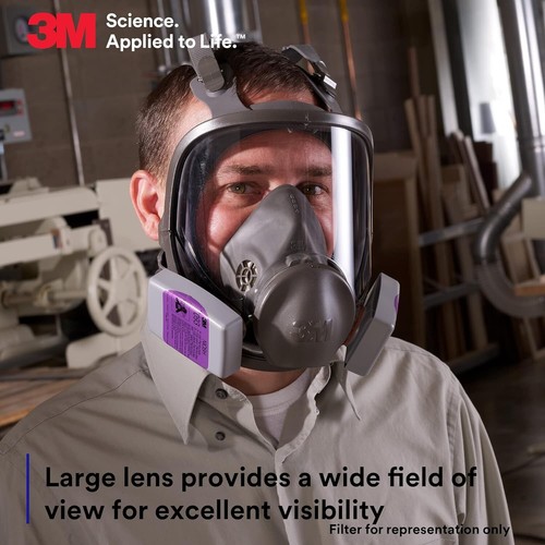 3M 6900 Full Facepiece Reusable Respirator Protection Large USA Seller - Picture 5 of 7