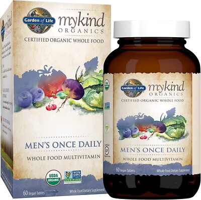 GARDEN OF LIFE, Mykind MEN'S ONCE DAILY Vitamine 60 Veg. Tabletten SUPER PREIS