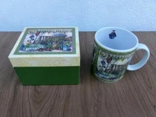 LANG AND WISE 1997 COLLECTOR MUG *THE HERB WAGON* SHERRI BUCK BALDWIN NIB