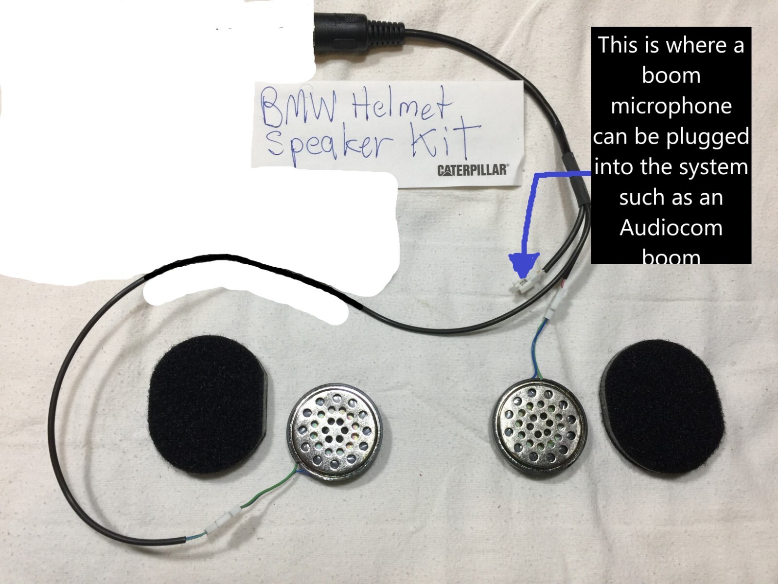 BMW HELMET SPEAKER SET 76517711172 | eBay