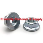 M8-1.25 JIS Flange Nuts Small Hex M8x1.25 Nut 8mm x 1.25 Smooth Flange 10.9