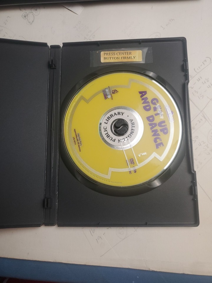 Sesame Street Get Up and Dance DVD w/CD Sampler (2003,NTSC) Rare