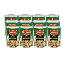 Mushroom Stems & Pieces 8 oz Can, 12 Pack - Bulk Canned Mushrooms for Cooking