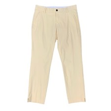 KJUS Pants Mens M Medium Cream Flat Front Mid Rise Khaki Chino Preppy Golf