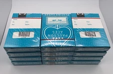 Paulson Playing Cards -Casino - Lot of 12 SEALED-NOT CANCELLED- Teal