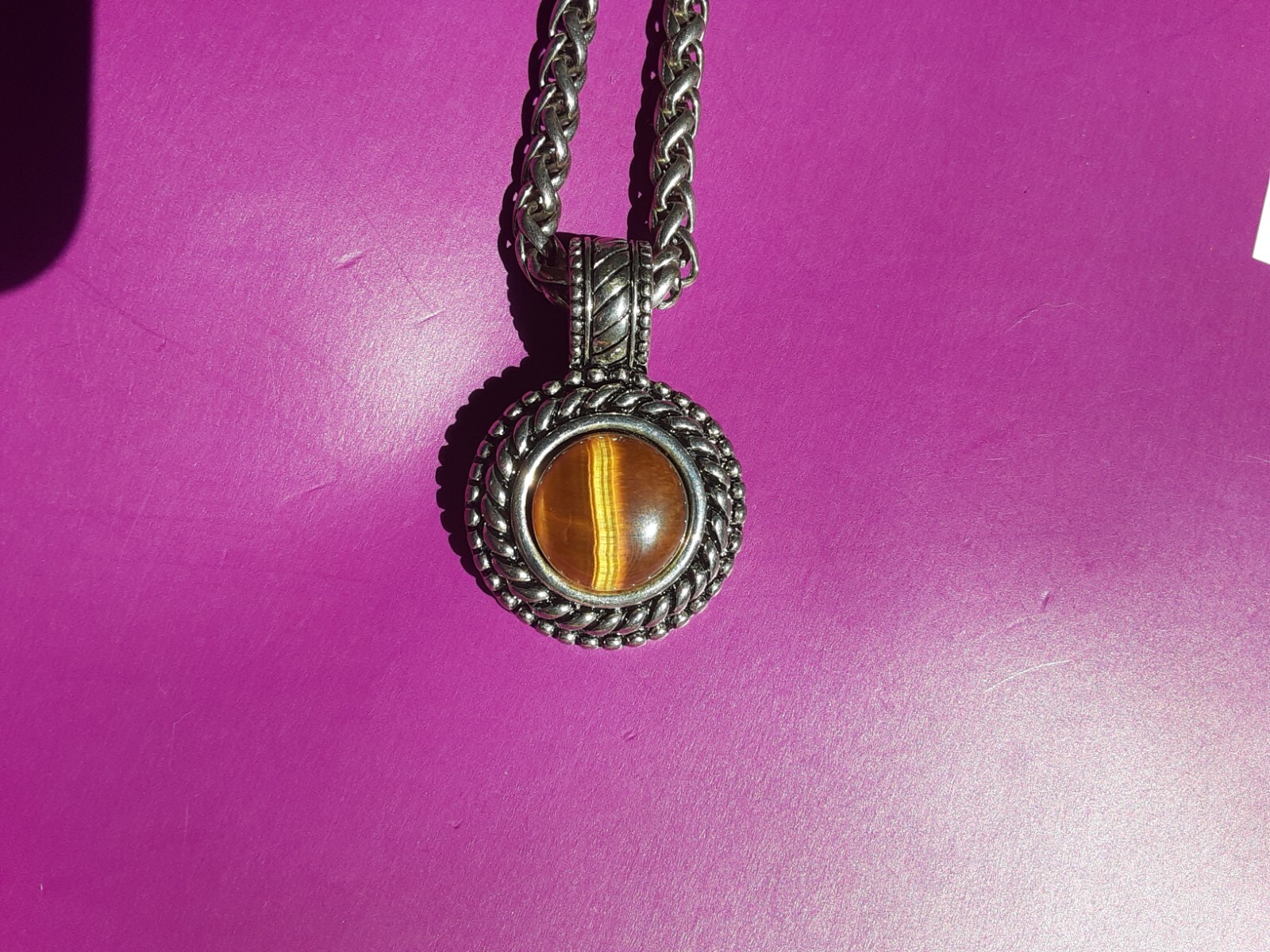 NATURAL STONE STIRLING STYLE 2 Statement piece Ne… - image 6