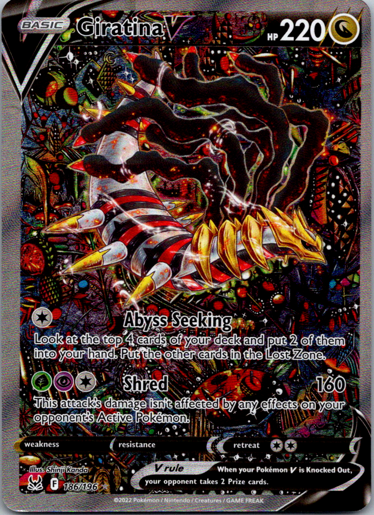 2022 Pokemon TCG SWSH Giratina V Alt Art Lost Origin - Near Mint