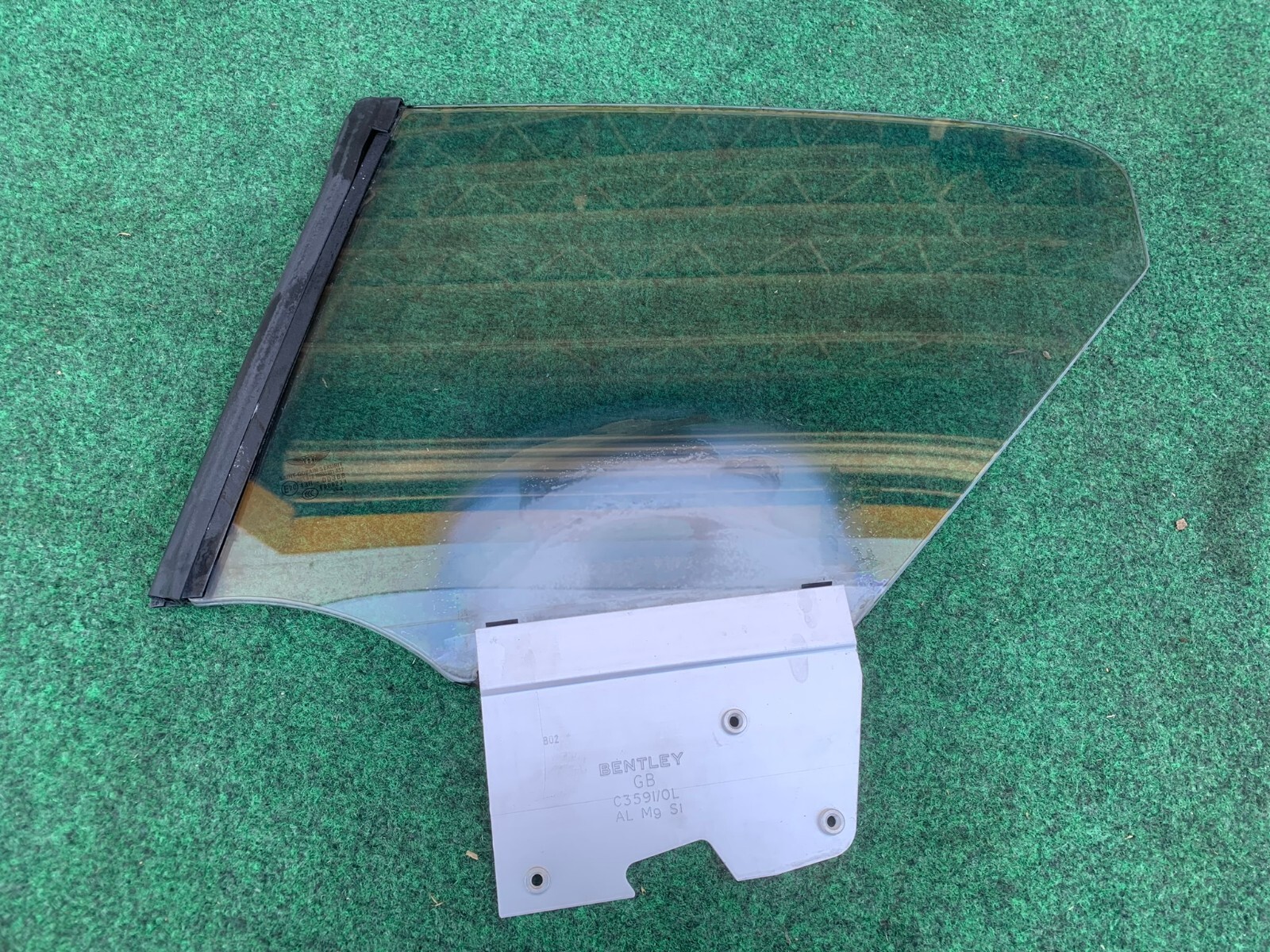 🛑 03-10 Bentley Continental GT Coupe Rear Right Side Quarter Window Glass OEM