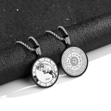 12 constellations galaxy universe starry sky symbols Necklace Gifts Teens Decor