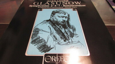 ALEXANDER GLASUNOW ORFEO LP 148 852 SYMPHONIE NR. 2 FIS-MOLL OP. 16