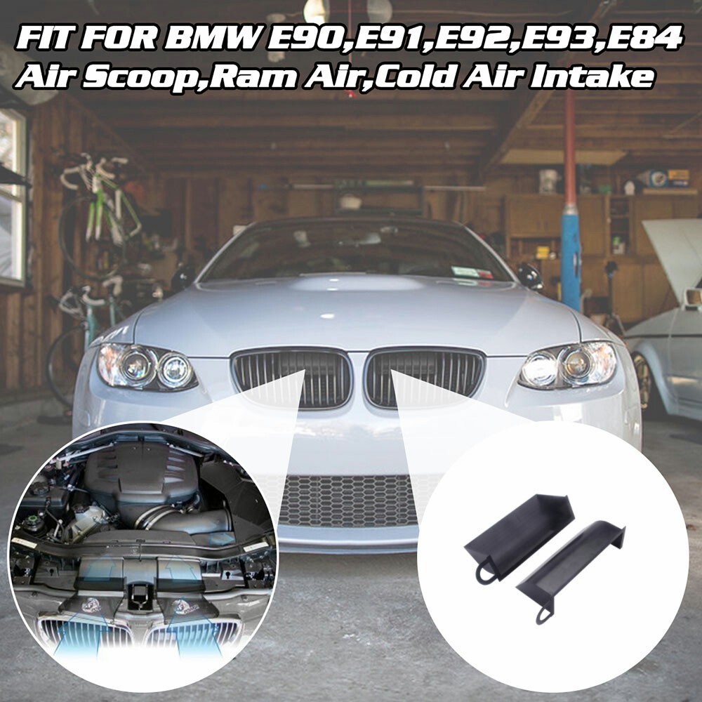 For BMW E90 E91 E92 E93 E84 AIR SCOOP RAM AIR COLD AIR INTAKE | eBay