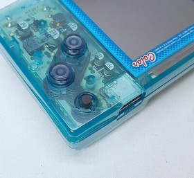 Neogeo Pocket Color Crystal Blue Console SNK + battery Body small damage Tested